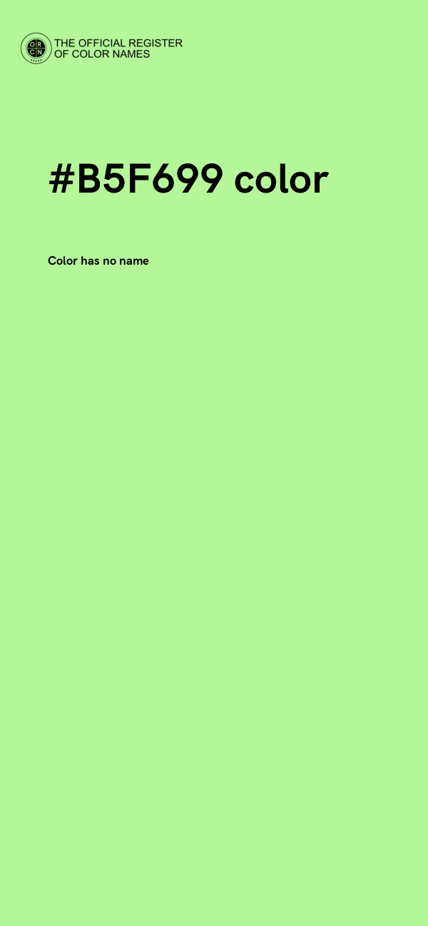 #B5F699 color image