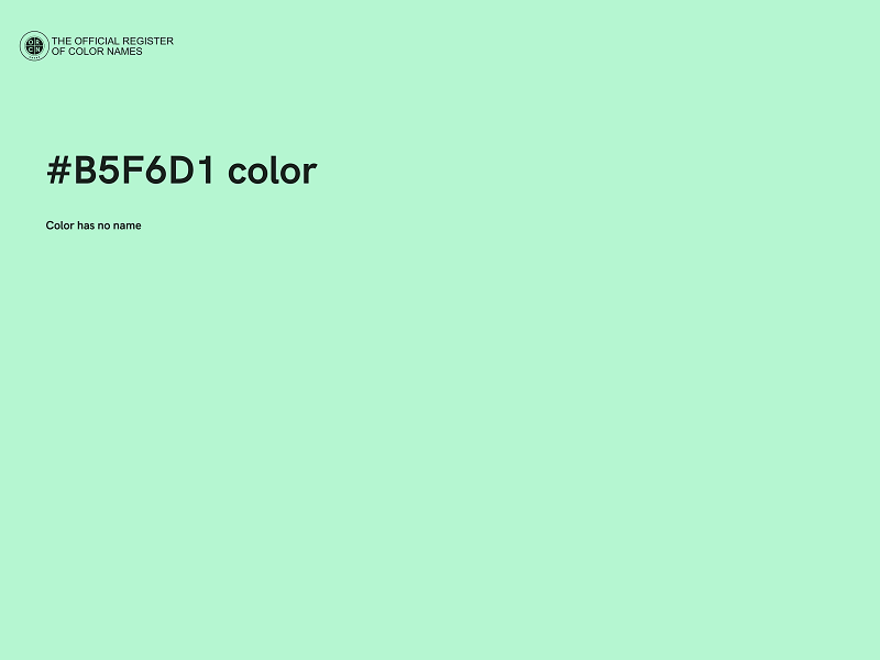 #B5F6D1 color image