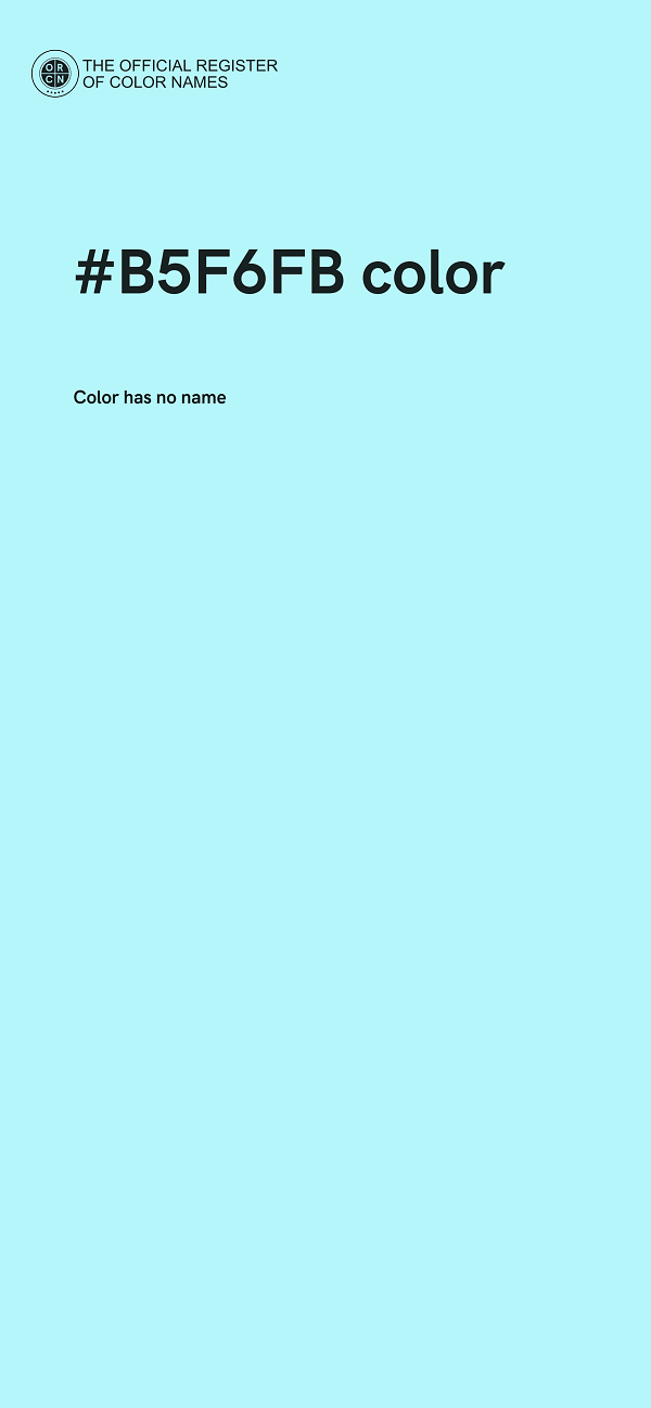 #B5F6FB color image