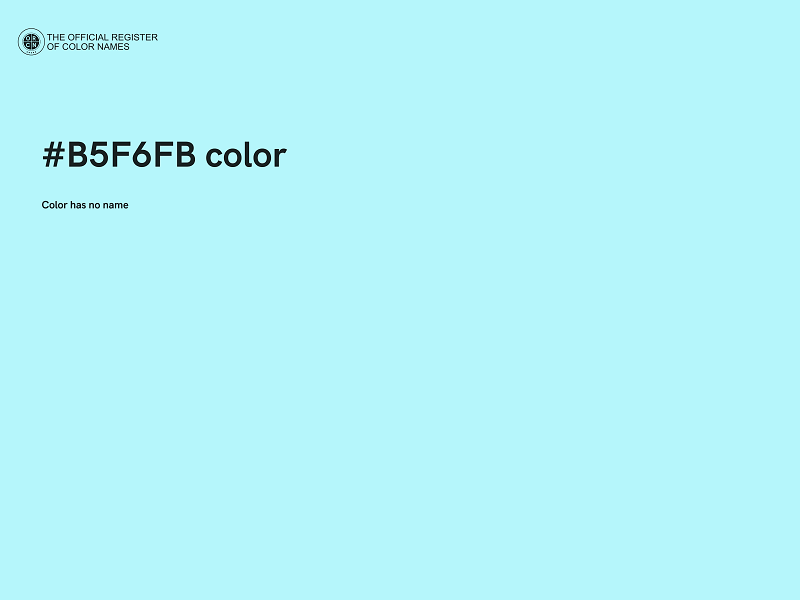 #B5F6FB color image