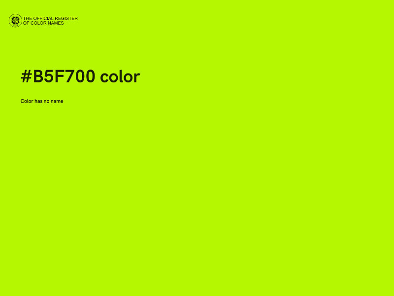 #B5F700 color image