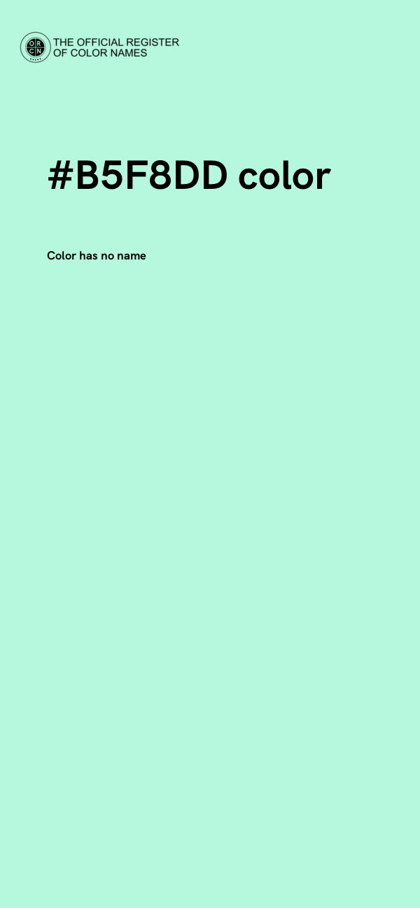 #B5F8DD color image