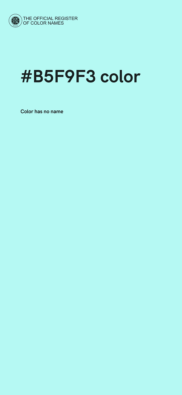 #B5F9F3 color image