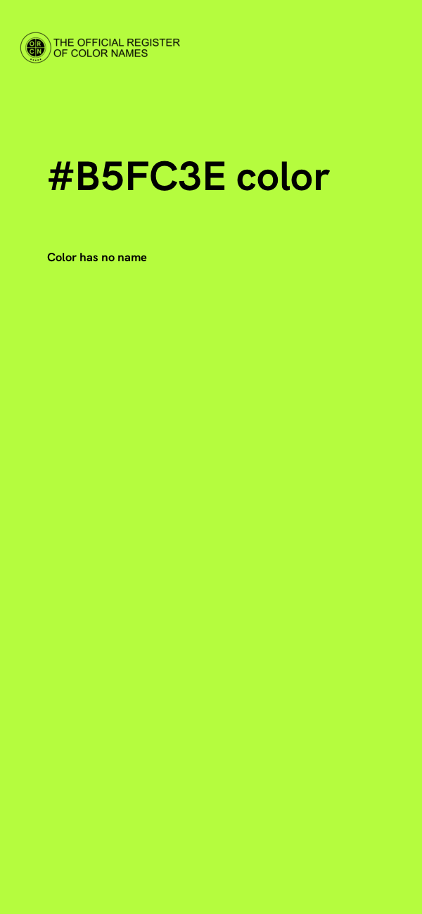 #B5FC3E color image