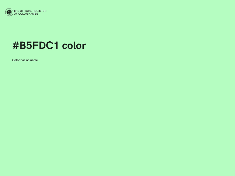 #B5FDC1 color image