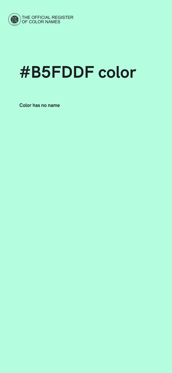 #B5FDDF color image