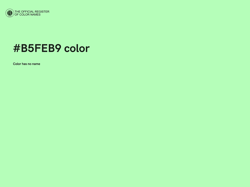 #B5FEB9 color image