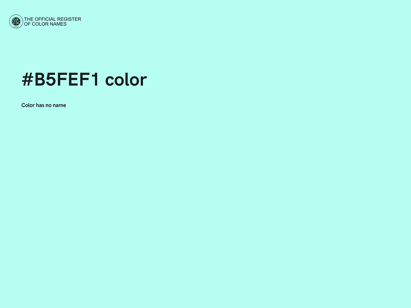 #B5FEF1 color image