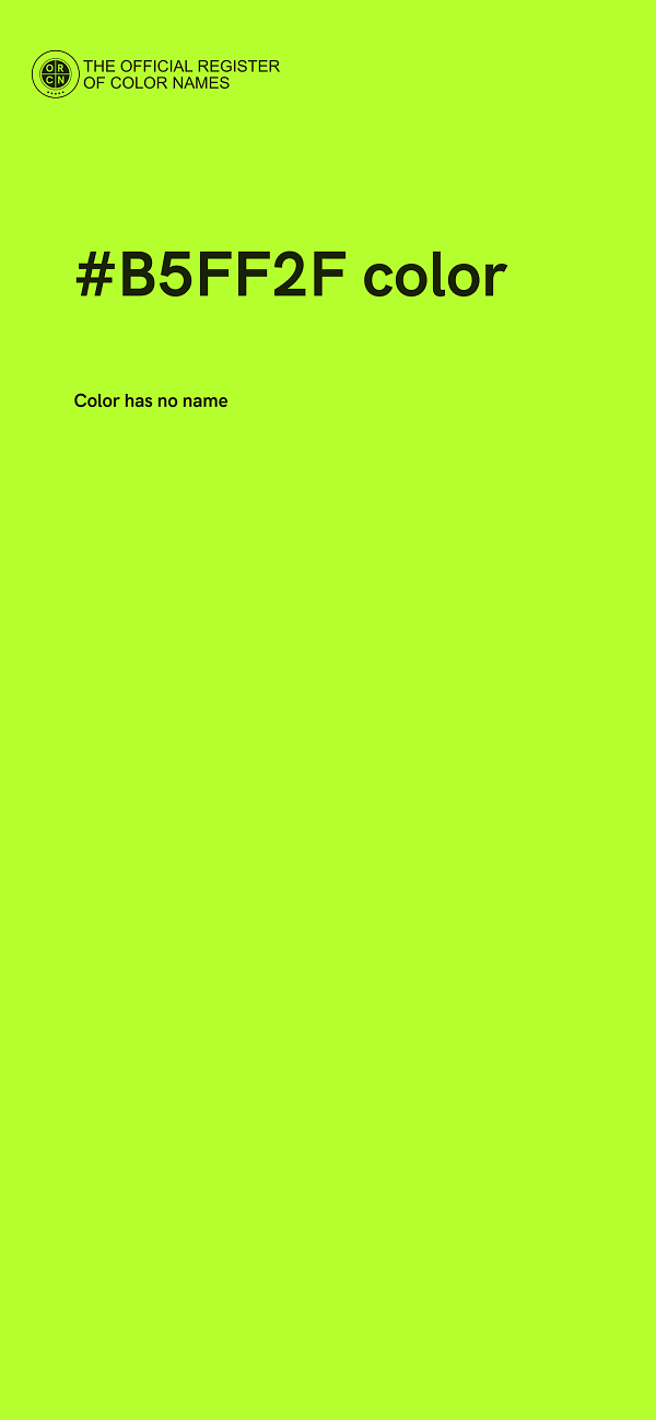 #B5FF2F color image