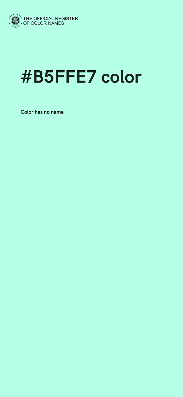#B5FFE7 color image