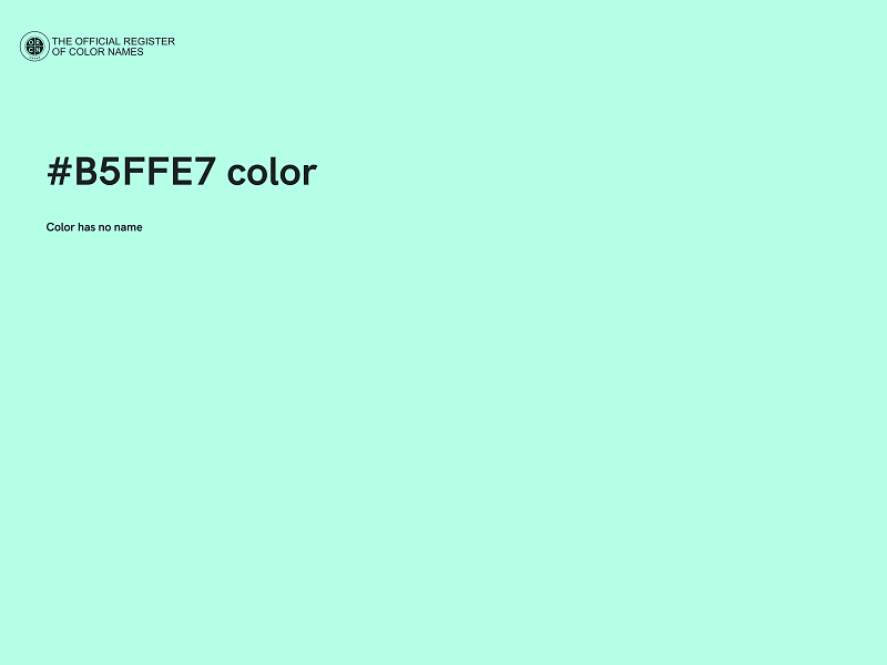 #B5FFE7 color image