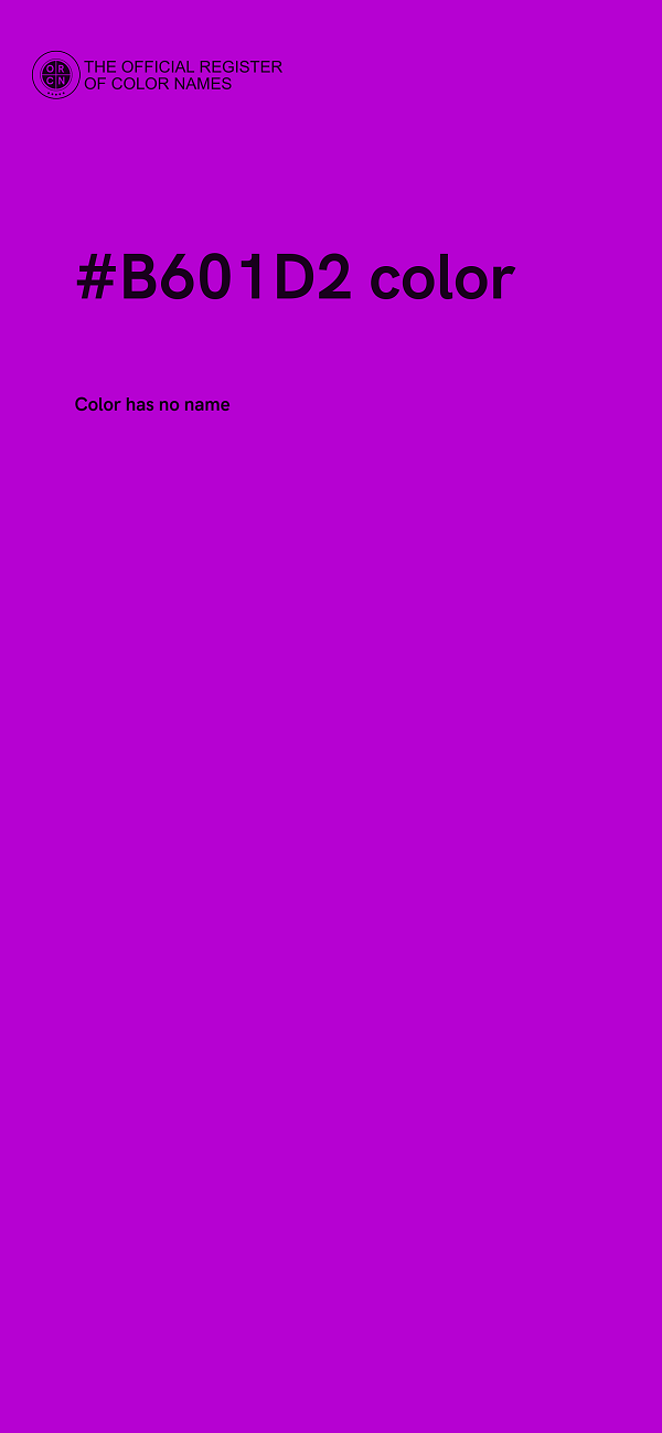 #B601D2 color image