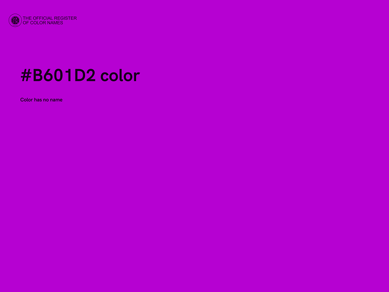 #B601D2 color image