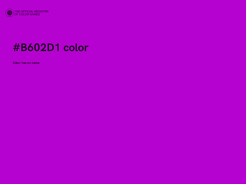 #B602D1 color image