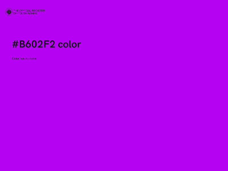 #B602F2 color image