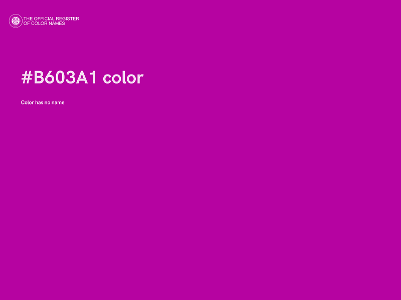 #B603A1 color image