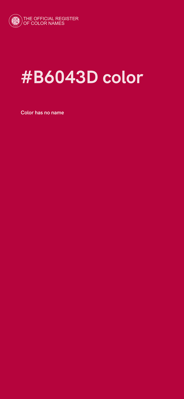 #B6043D color image
