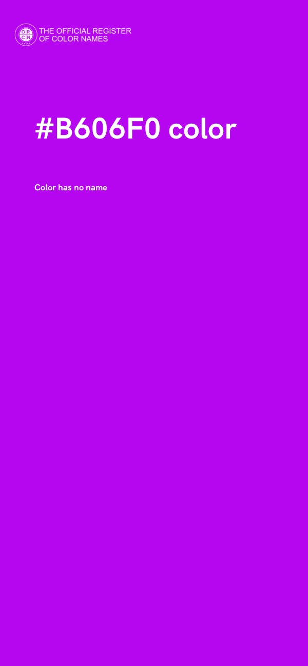#B606F0 color image