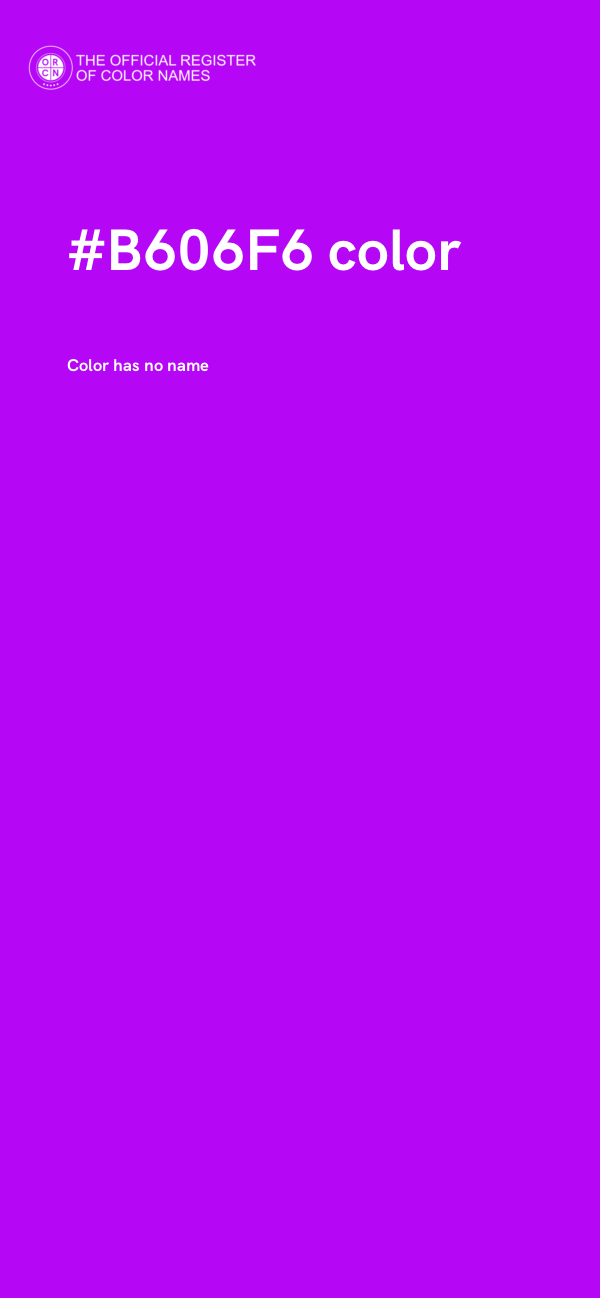 #B606F6 color image
