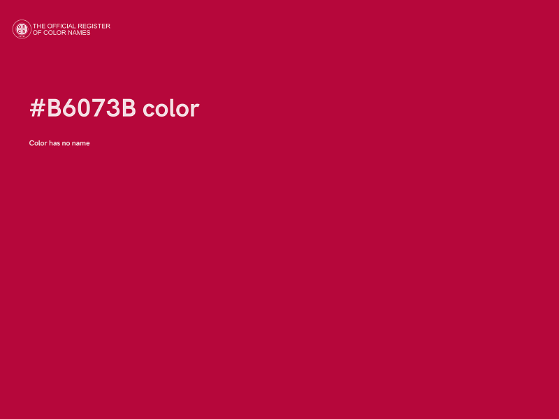 #B6073B color image