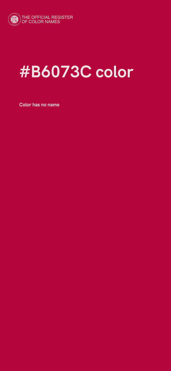 #B6073C color image
