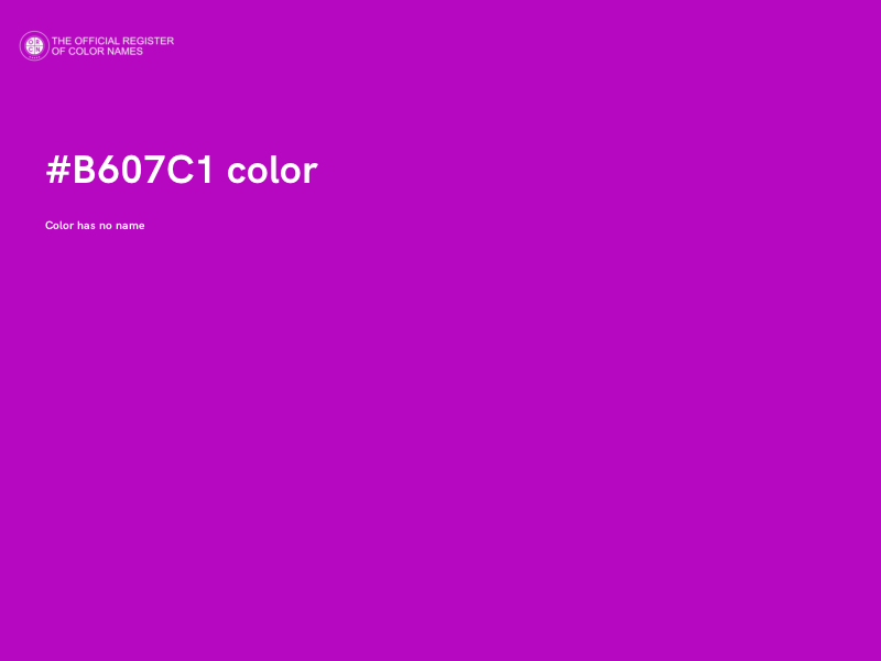 #B607C1 color image