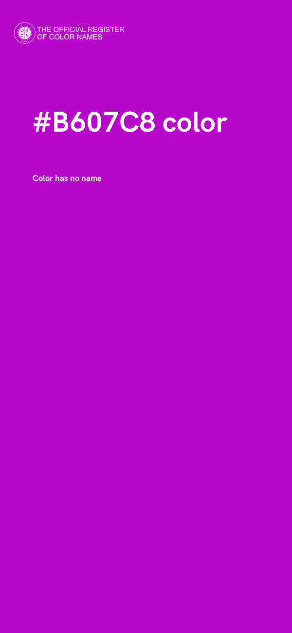 #B607C8 color image