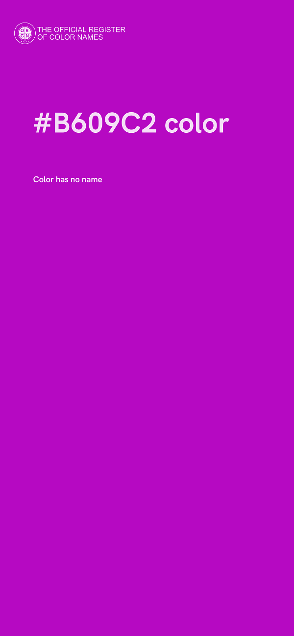 #B609C2 color image