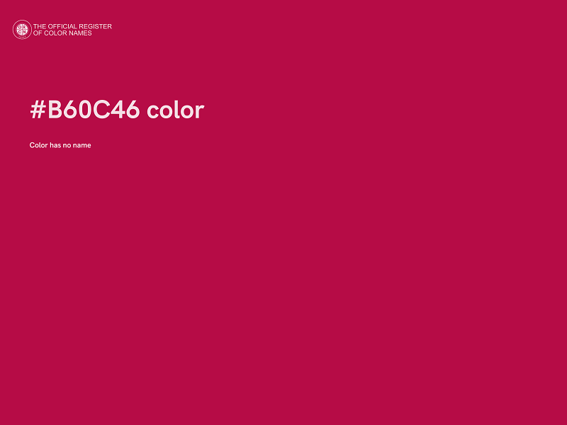 #B60C46 color image