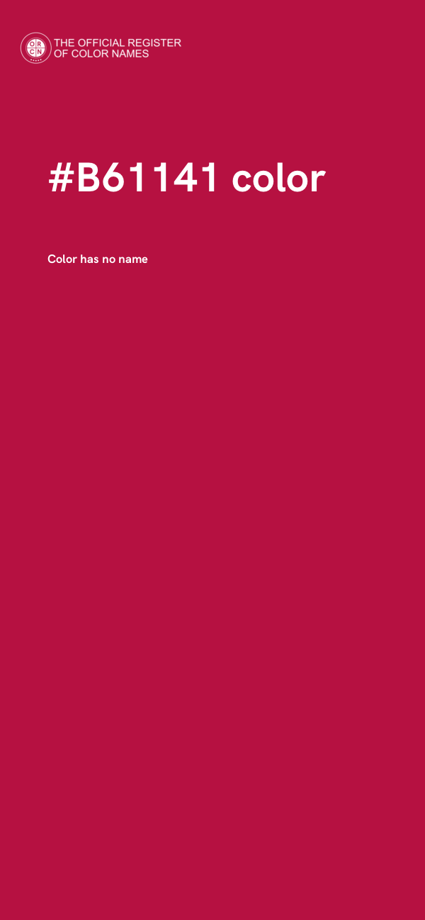 #B61141 color image