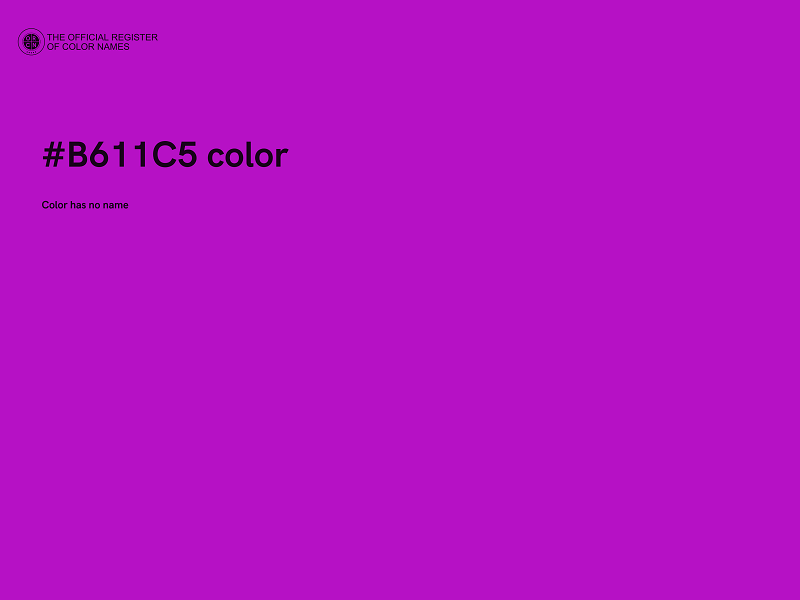 #B611C5 color image