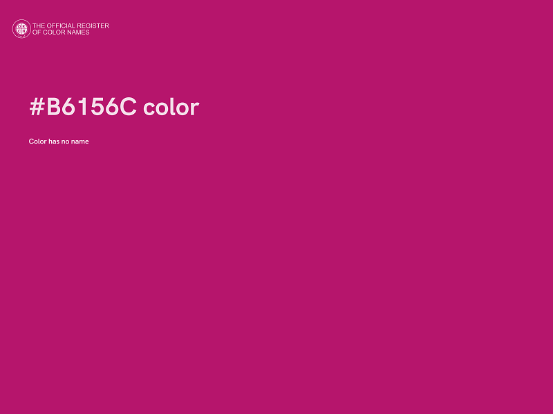 #B6156C color image