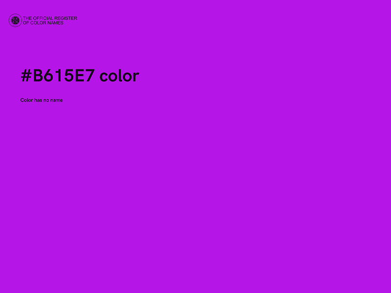 #B615E7 color image