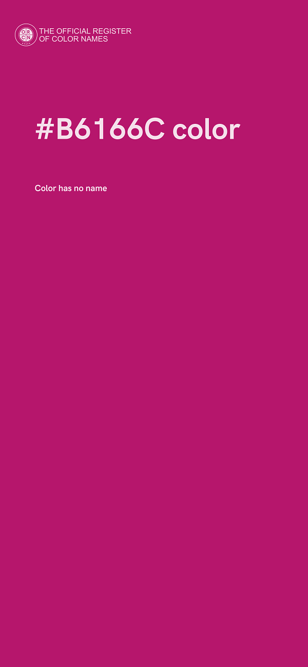 #B6166C color image