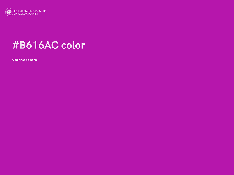 #B616AC color image