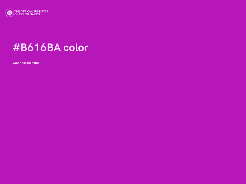 #B616BA color image