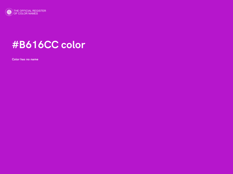 #B616CC color image