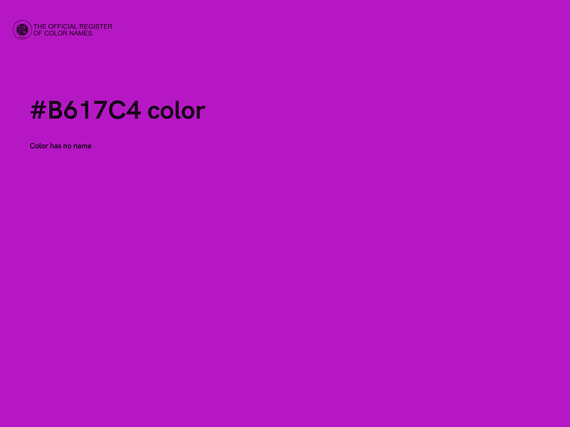 #B617C4 color image