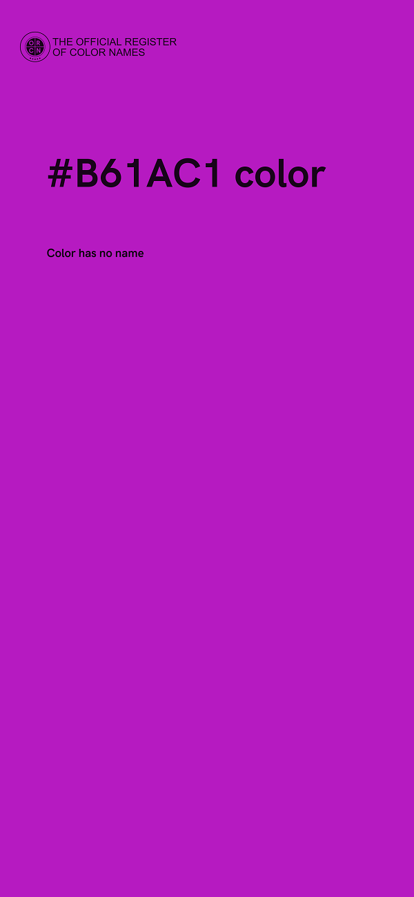 #B61AC1 color image