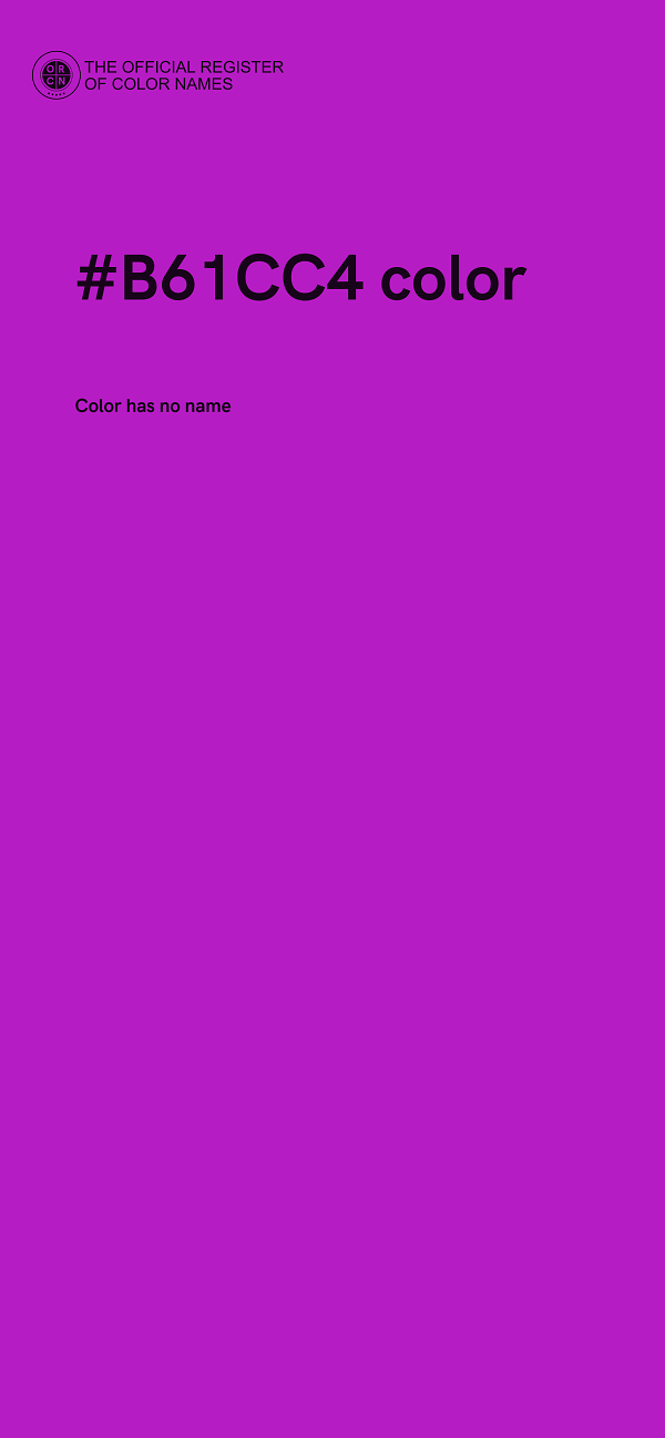 #B61CC4 color image