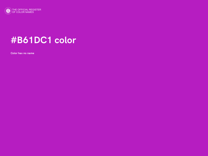 #B61DC1 color image
