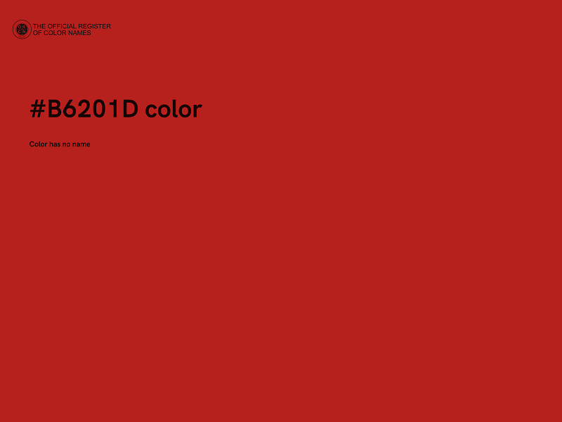 #B6201D color image