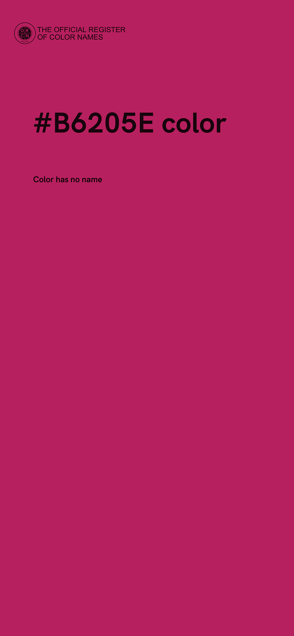 #B6205E color image