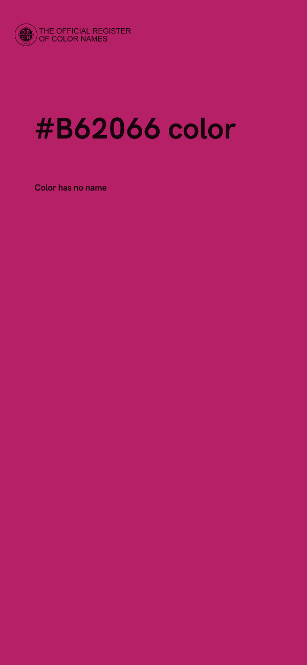 #B62066 color image