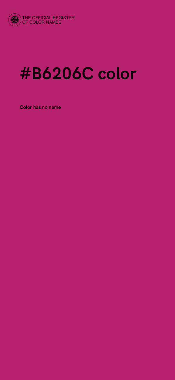 #B6206C color image