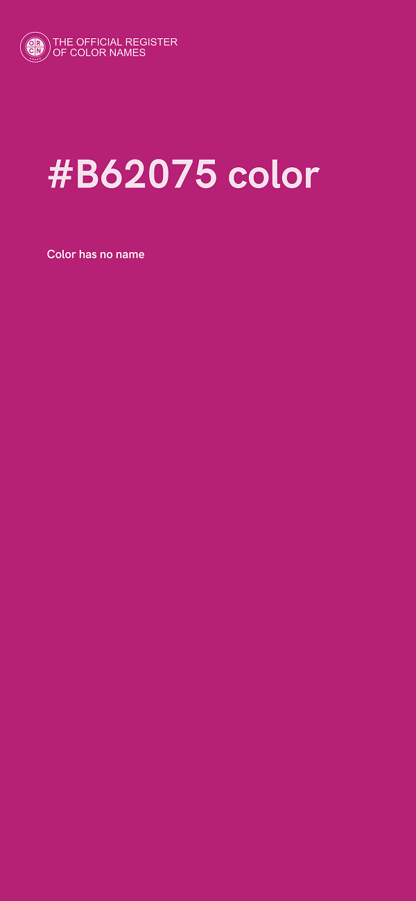 #B62075 color image