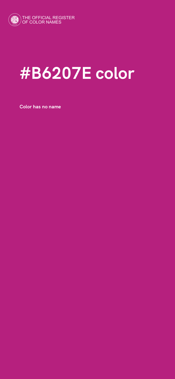 #B6207E color image