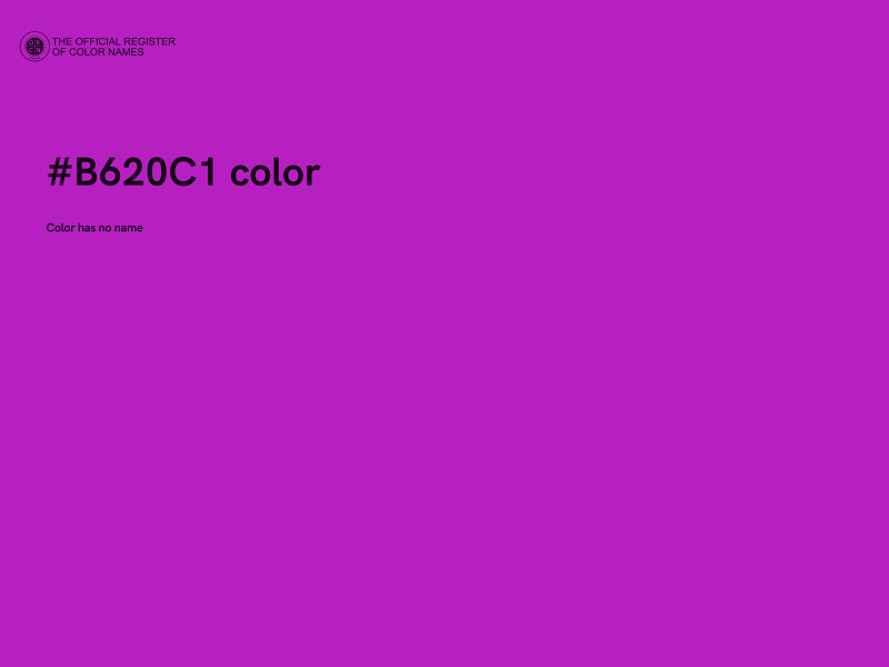#B620C1 color image