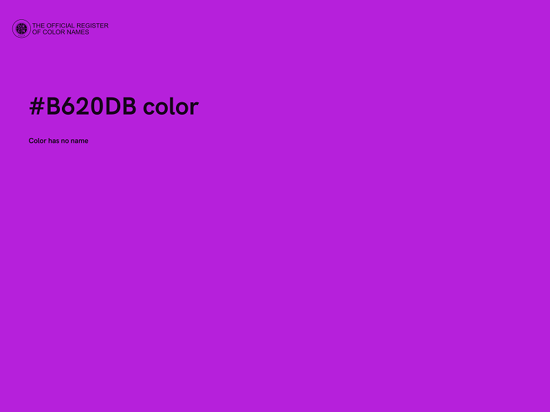 #B620DB color image