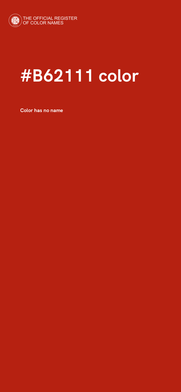 #B62111 color image
